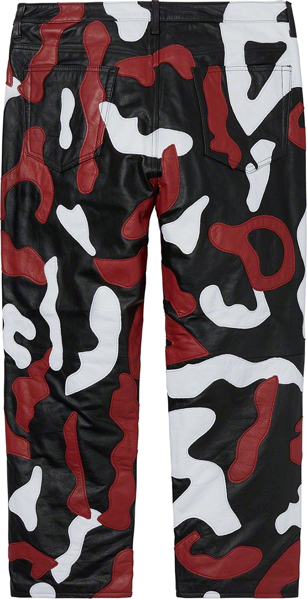 Camo Leather 5-Pocket Pant view 5